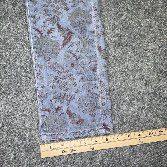 Pilcro Anthropologie Jeans Womens Size 29 Blue Denim Floral Slim Boyfriend - Picture 8 of 11